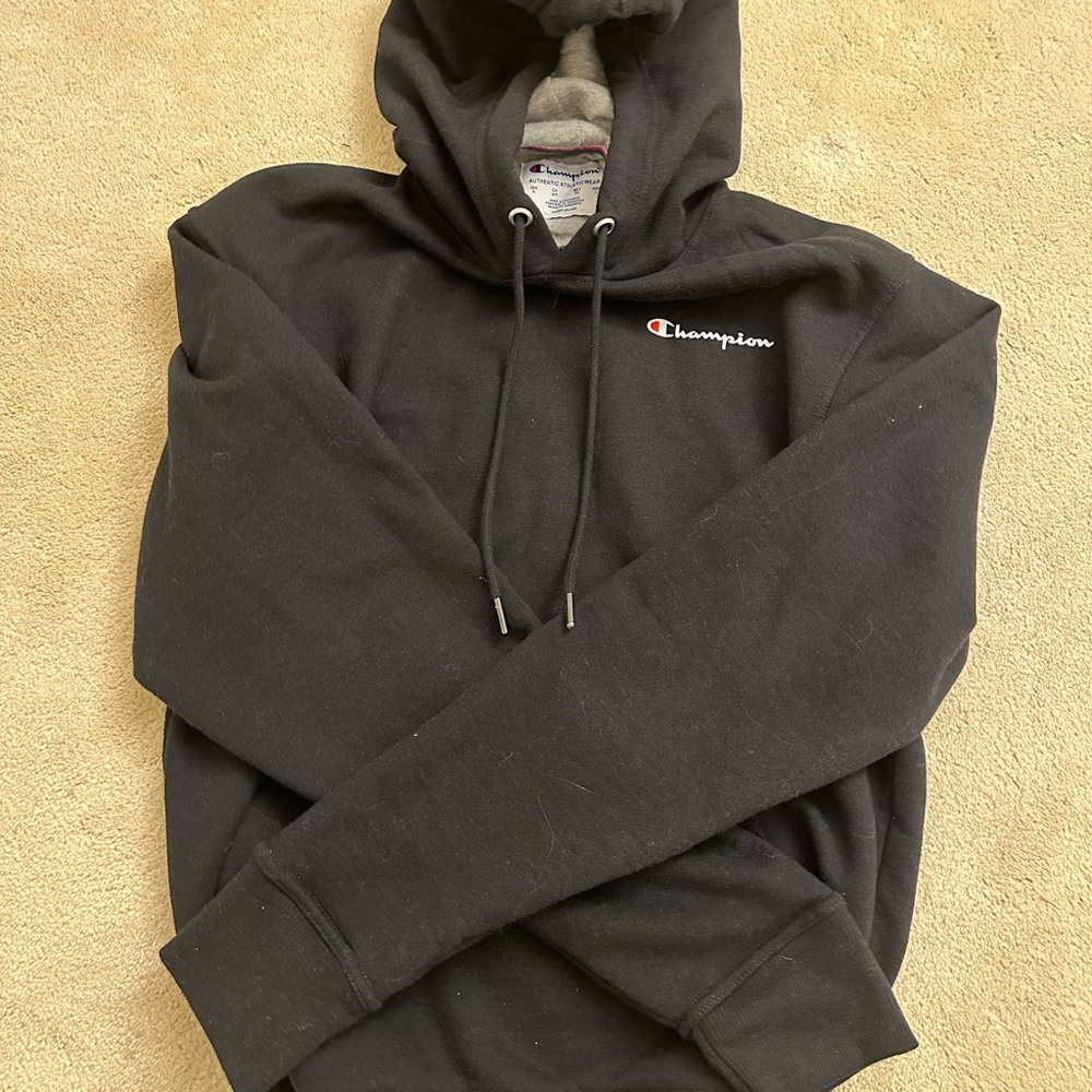 Men’s Champion Black Hoodie